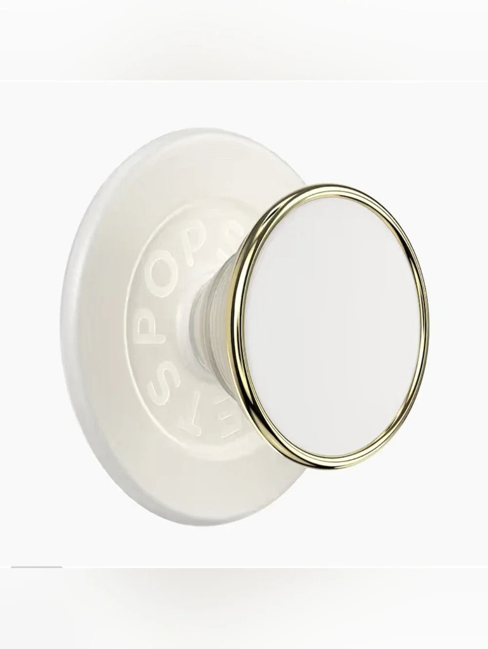 Popsocket - Round Enamel Coconut Creme MAGSAFE PopGrip